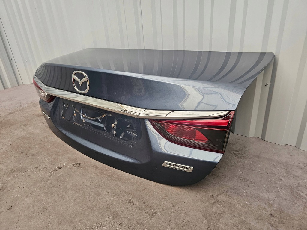 фото №7, Mazda 6 gj sedan lift 2015-2018 задняя крышка багажника багажника 42b