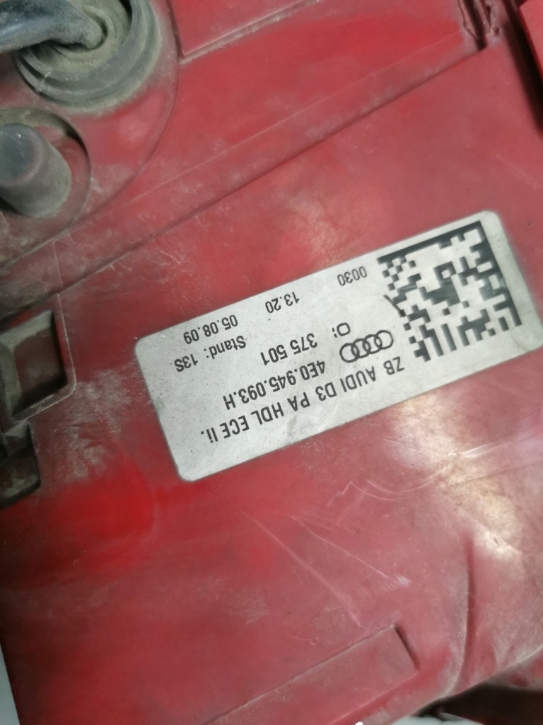 Фара led левый задний  audi a8 d3 2 рестайлинг  4e0945093h с Разборки