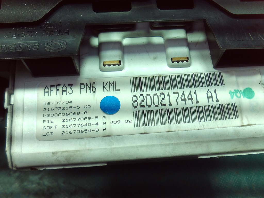 фото №7, Renault vel satis лічильник 8200362522