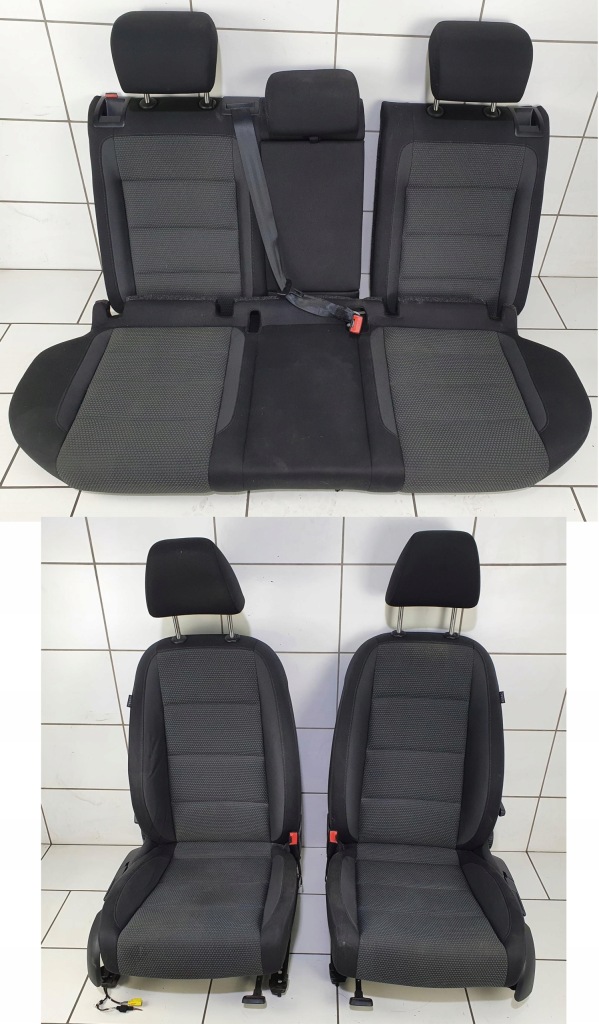 фото №1, Golf vi 6 hb 5d сиденья заднее сиденье комплект