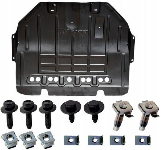 фото №1, Peugeot 307 2001-2011 защита двигателя клипсы hdpe