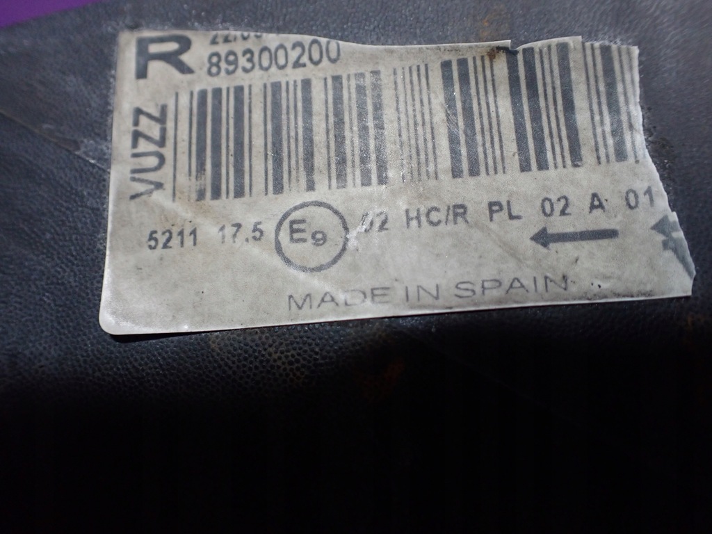 фото №6, Xsara picasso лампа фара правый 89300200