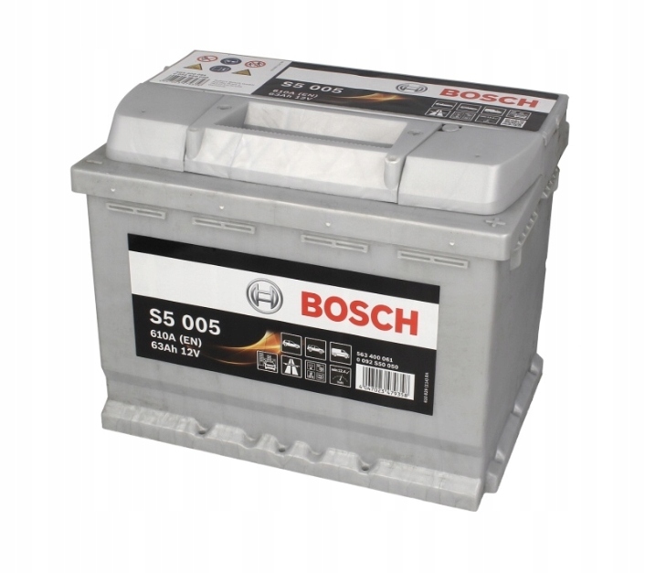 фото №1, Аккумулятор bosch s5 63ah 610a p+ тюнинг sport
