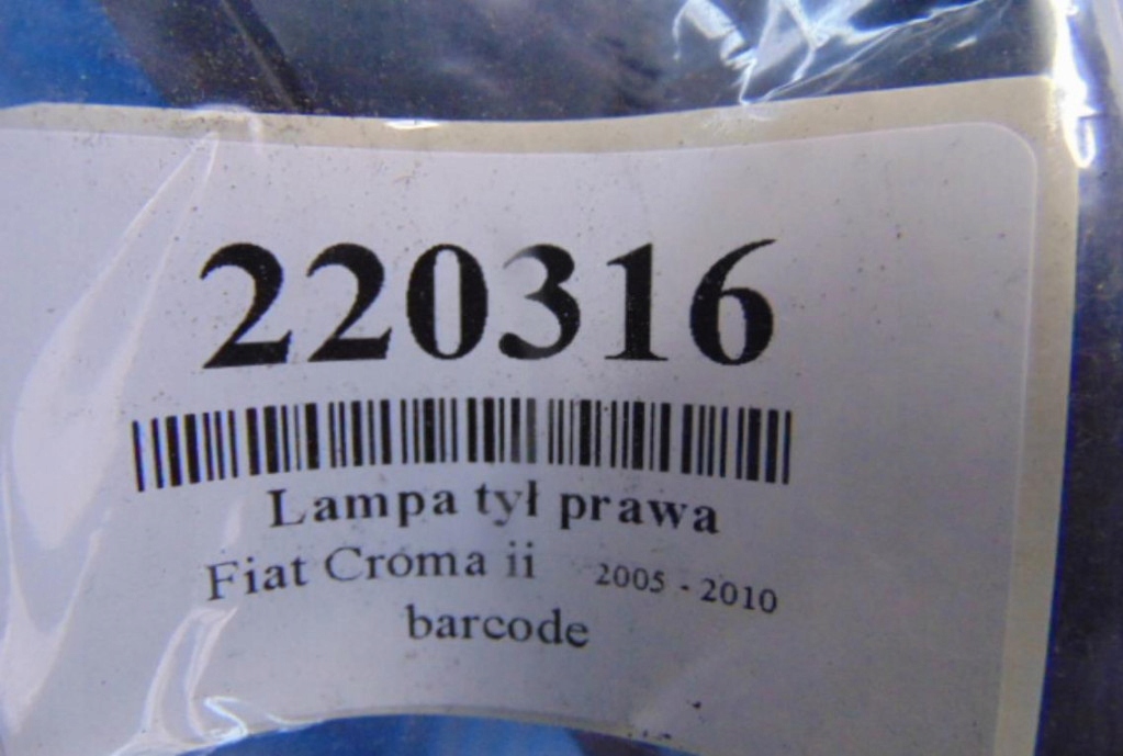 фото №8, Fiat croma ii лампа задня права стан видимий na фото