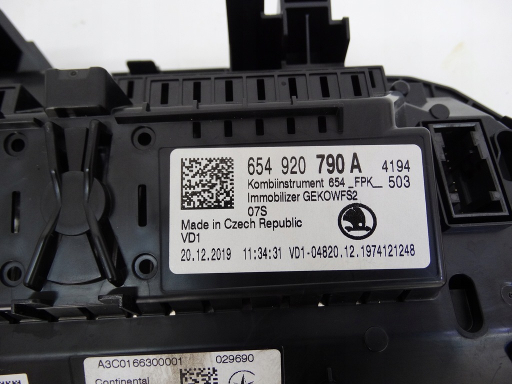 фото №12, Skoda kamiq scala 19+ счетчик digital виртуальный cockpit 654920790a оригинальный