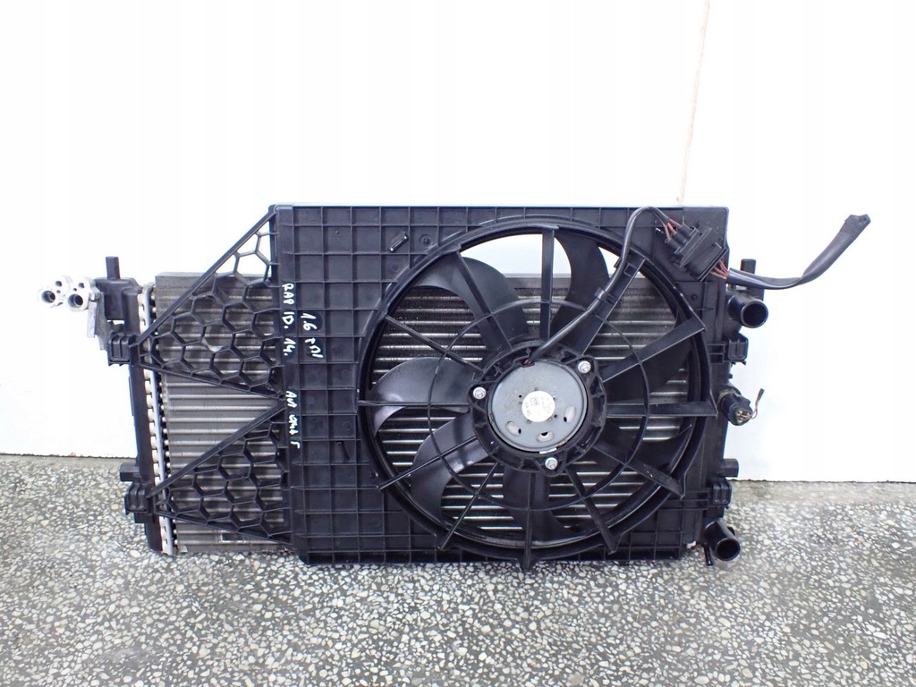 фото №1, Комплект радиатор вентилятор skoda rapid 1.6tdi 14r