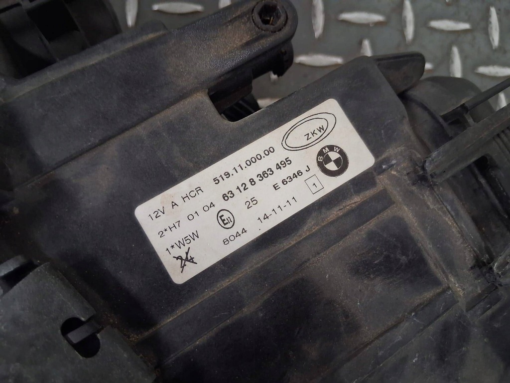 фото №6, Лампа фара лівий перед bmw e36 оригінальний номер 8363495