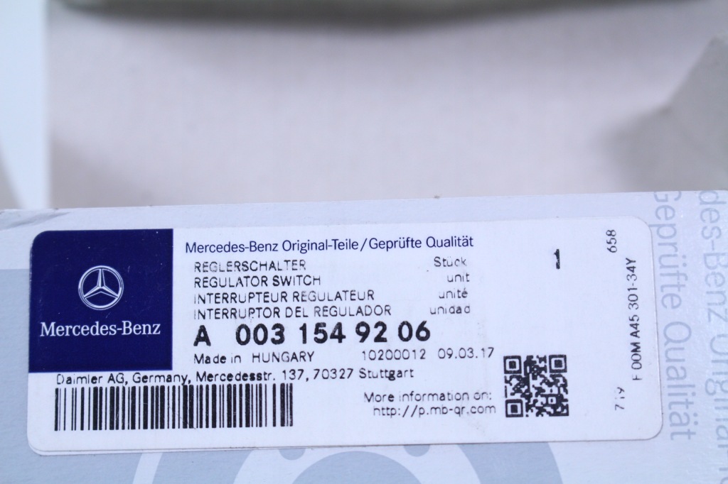 Регулятор напруги mercedes a0031549206 Оригінал