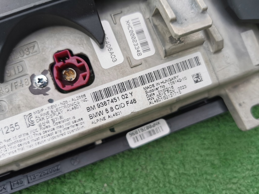 Bmw x1 f48 15- монитор экран дисплей панель 9387451 9350723 с Разборки