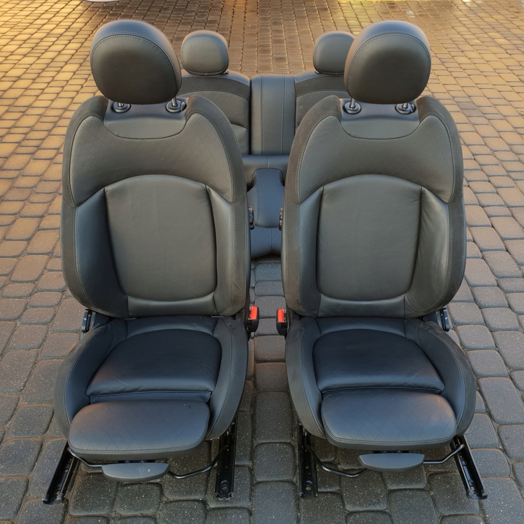 Середина салон оббивка сидіння заднє сидіння обшивки шкіра jcw mini f54 f55 56 kpl Доставка