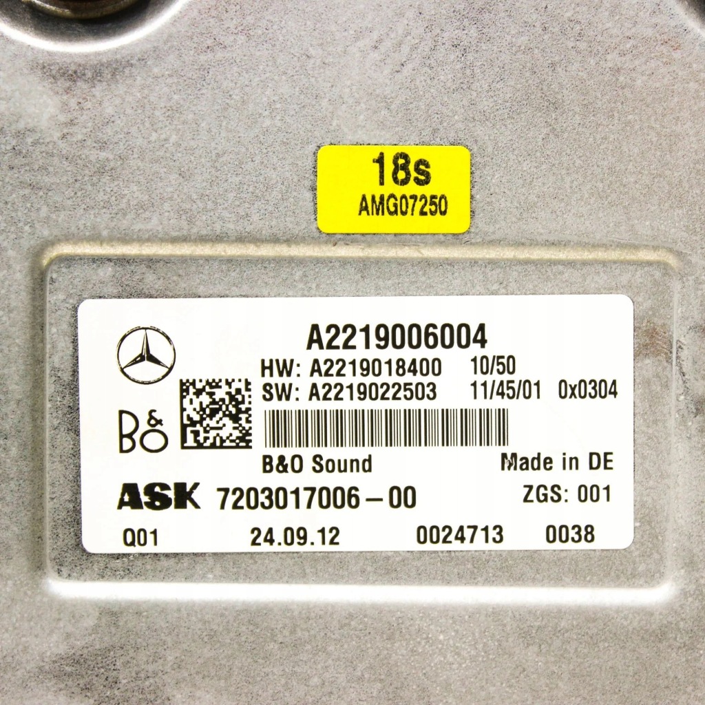 Підсилювач mercedes-benz gl x166 a2219006004 Недорого