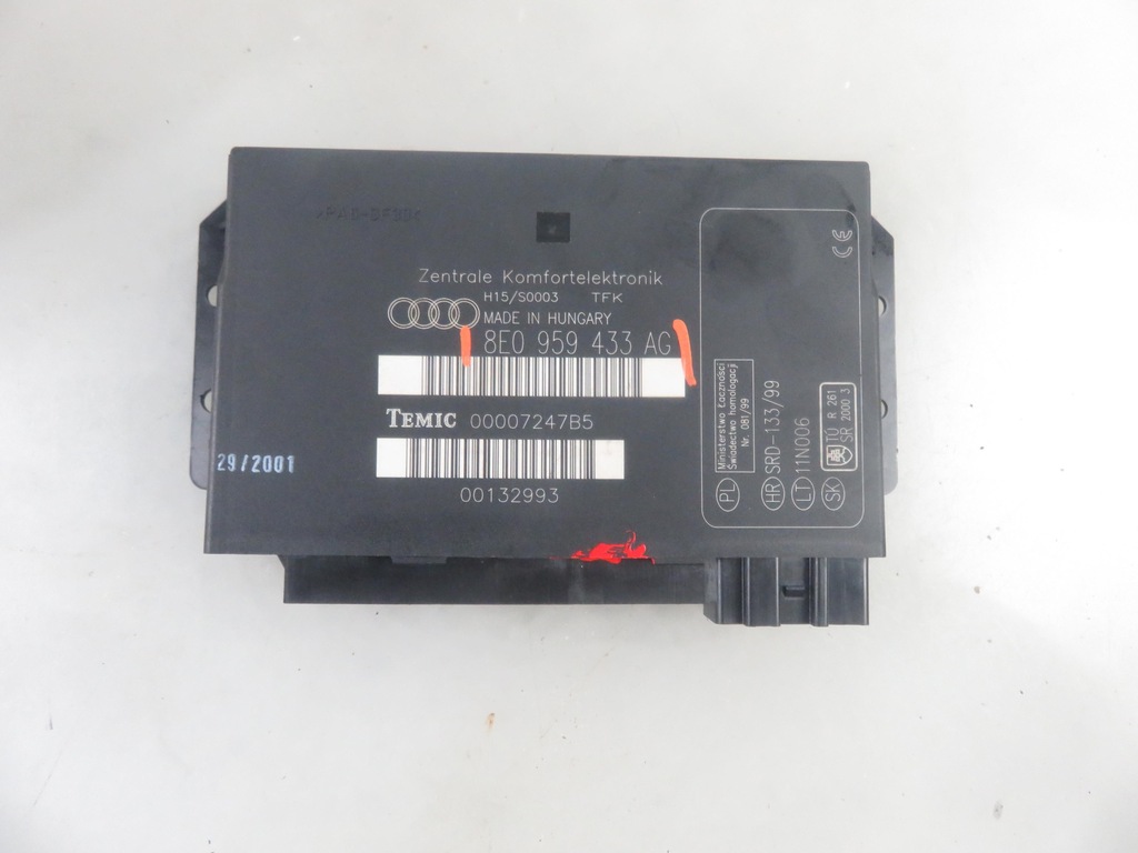 фото №8, Модуль комфорта audi a4 b6 8e0959433ag