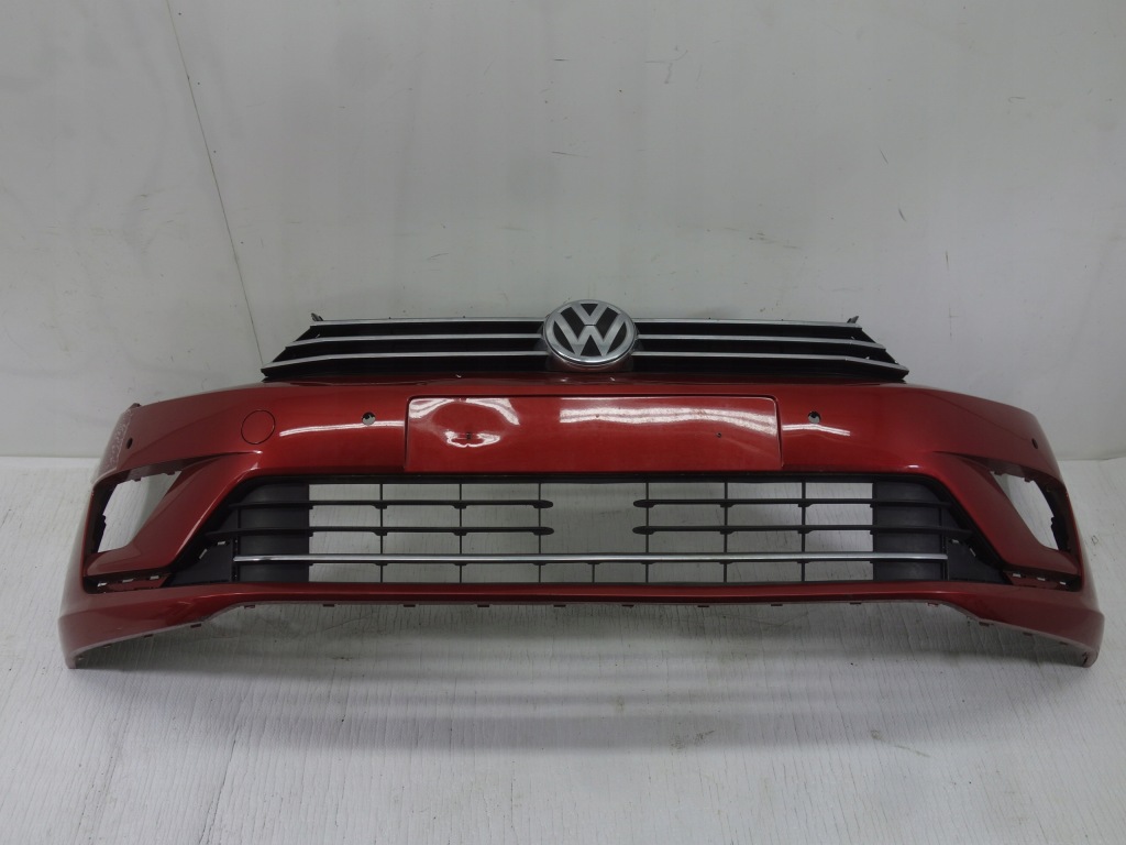 фото №1, Бампер перед + решётка радиатора vw sportsvan 2014-17 4pdc омыватель 510807221f
