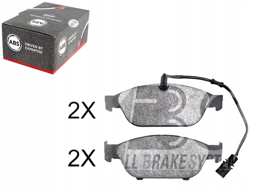 фото №1, Гальмівні колодки гальмівні audi a6 11- перед a.b.s.