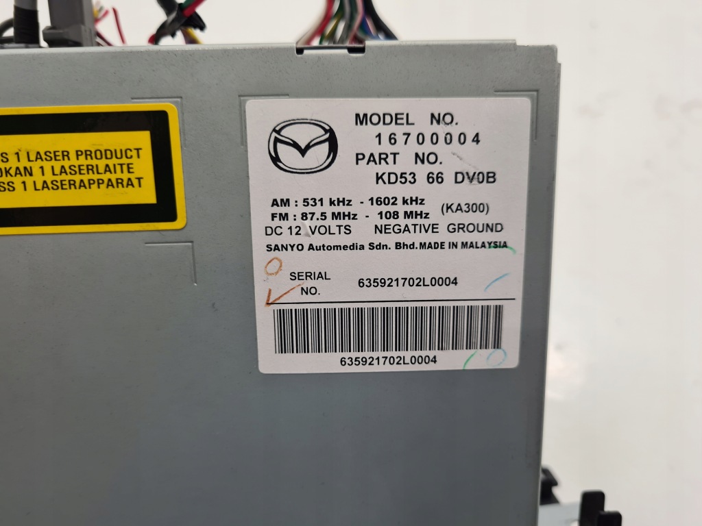 фото №2, Mazda cx-5 i радио cd навигация gps kd5366dv0b