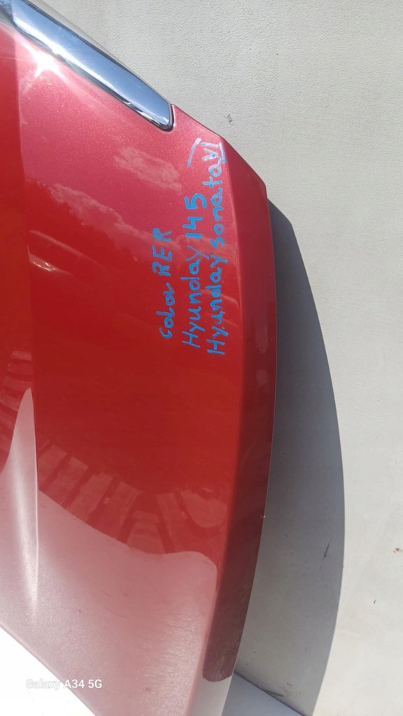 фото №5, Капот - кришка двигуна hyundai sonata vi 09-15r, i45. lak.rer