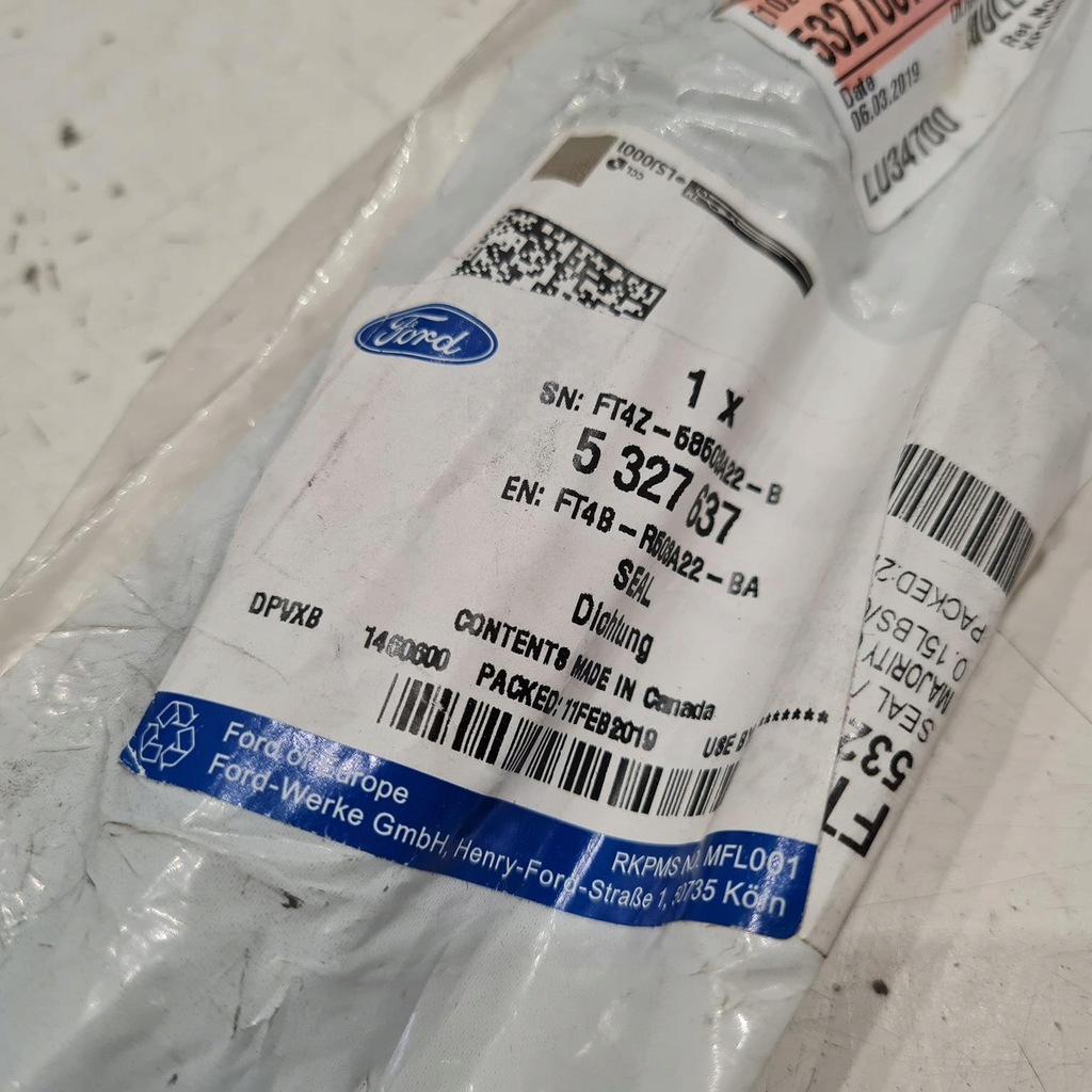 фото №6, Ford edge 15-24 прокладка люк оригинальный номер ft4z58503a22b