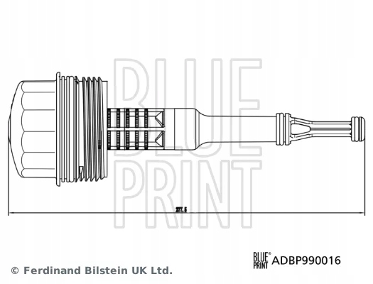 фото №8, Blue print adbp990016 крышка, корпус фильтра масло