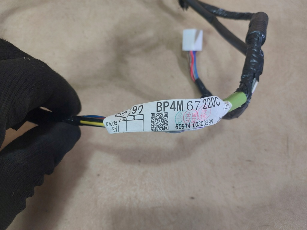 фото №4, Mazda 3 bk жгут дверь правый задняя