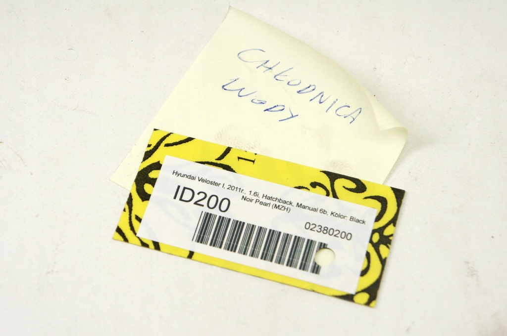 фото №8, Id200 hyundai veloster i 1.6i радиатор wody