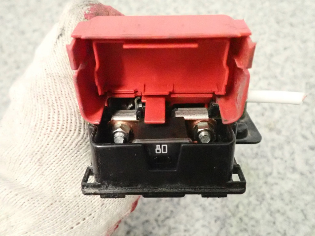 фото №3, Honda jazz 02-08 клемма плюсовая