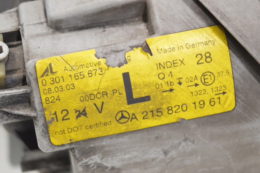 фото №15, Лампы перед комплект омыватель bi ксенон mercedes c215 w215 cl500 lift eu