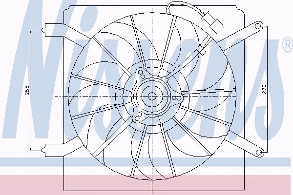 фото №2, Вентилятор радіатора honda
