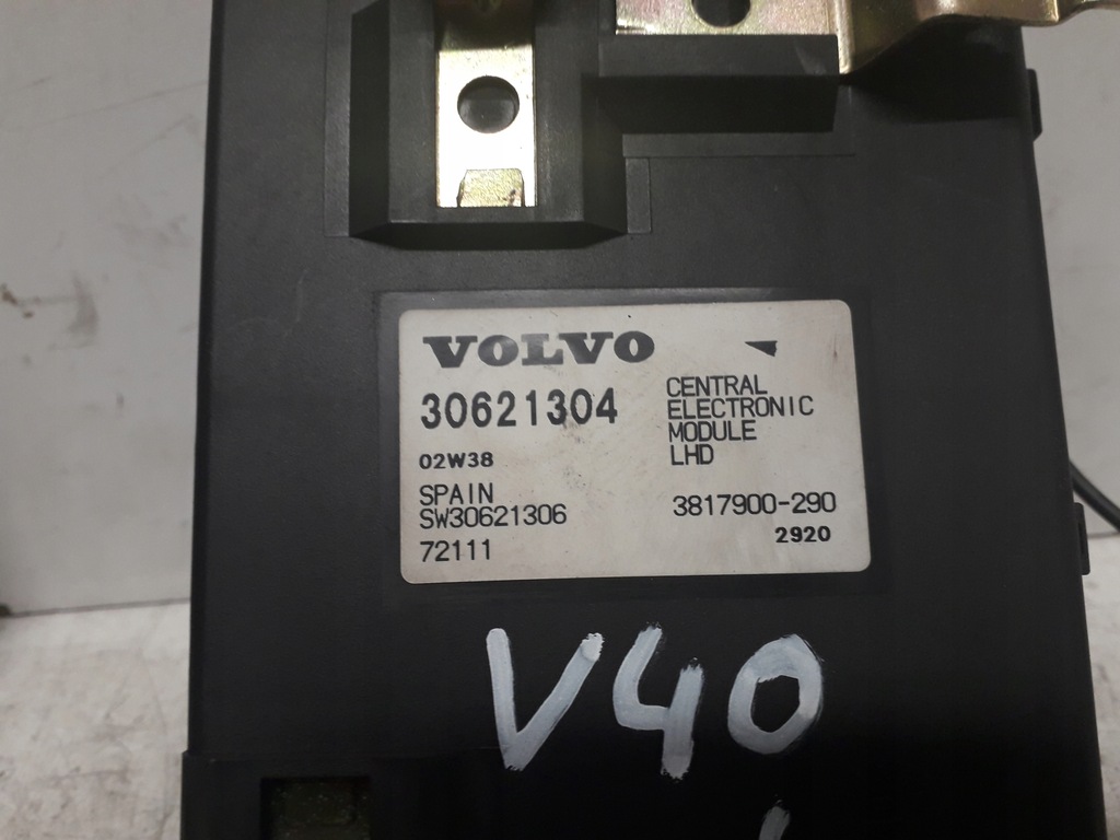 фото №7, Volvo v40 95-04 1.9 di набор стартовый иммобилайзер блок управления 30630418