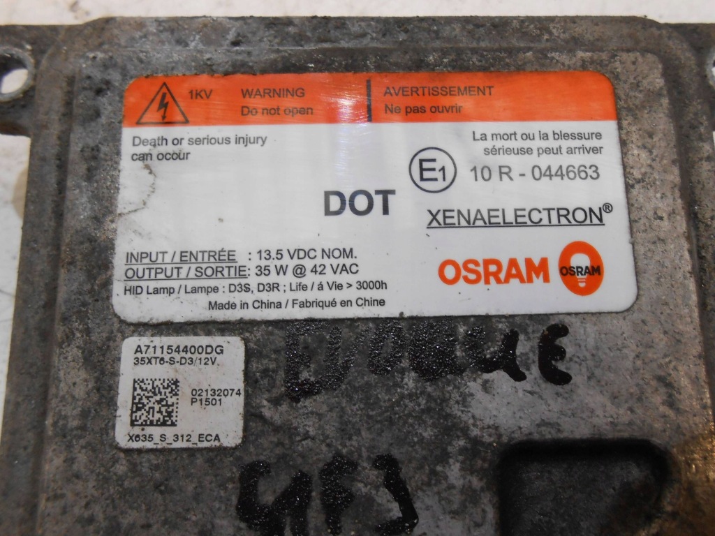 Купити Range rover land rover evoque l538 блок запалювання ксенон a71154400dg