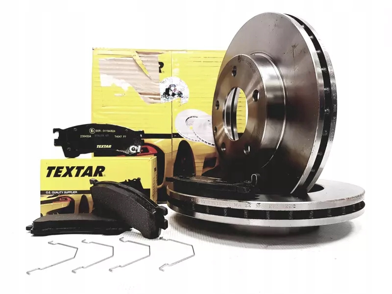 фото №2, Textar гальмівні диски+ гальмівні колодки перед mazda 626 premacy mx-6