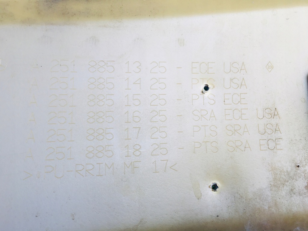 фото №16, Mercedes r-klasa w251 amg 05-10 бампер передний перед