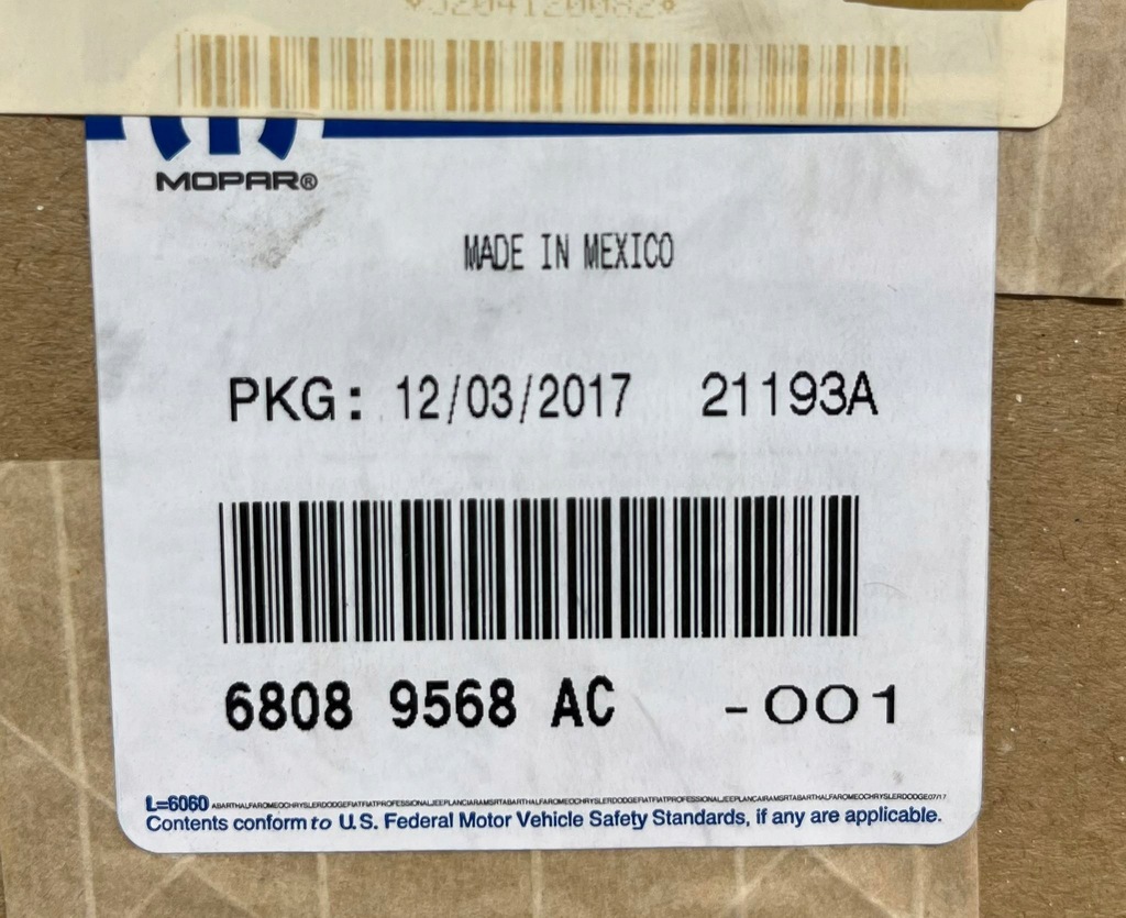 фото №6, Модуль abs jeep compass mopar оригинальный номер 68089568ac