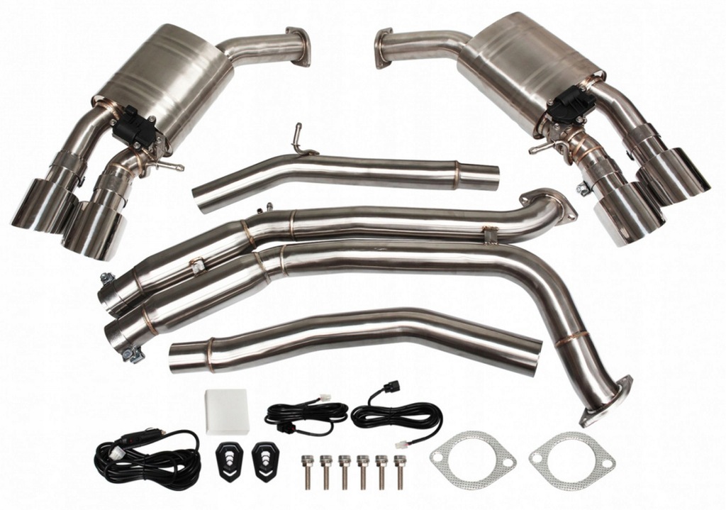 фото №8, Активный система выпускной катбэк audi s4 b9 3.0t