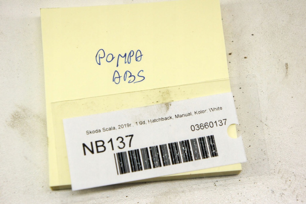 фото №7, Nb137 skoda scala 1.6d насос abs 2q0614517ag