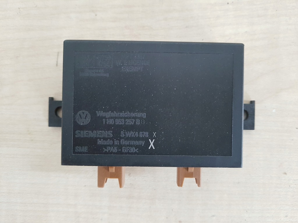 фото №1, Vw golf 3 vento модуль иммобилайзер 1h0953257b