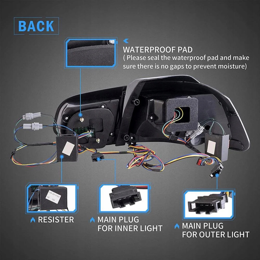 фото №12, Лампы задняя kpl vland full led neon oled тюнинг vw golf vi 6 5k0 2008-2013