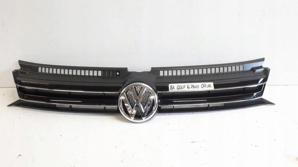 фото №1, Vw golf 6 plus 2009-2014 решётка радиатора перед 5m0853653l