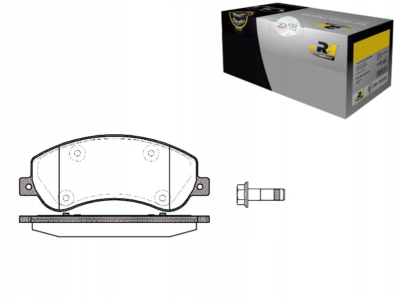 фото №1, Тормозные колодки тормозные vw amarok 10 18.9mm wva24484