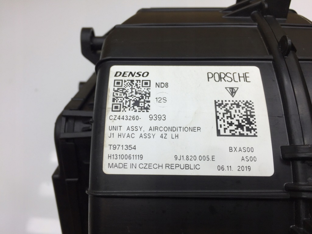 фото №4, Porsche taycan воздуходувка вентилятор отопитель