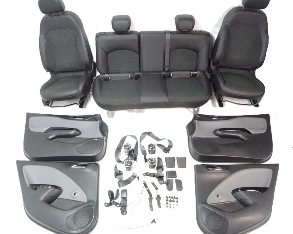 Купити Opel corsa e 5d сидіння заднє сидіння сидіння ремені обшивки оббивка двері комплект