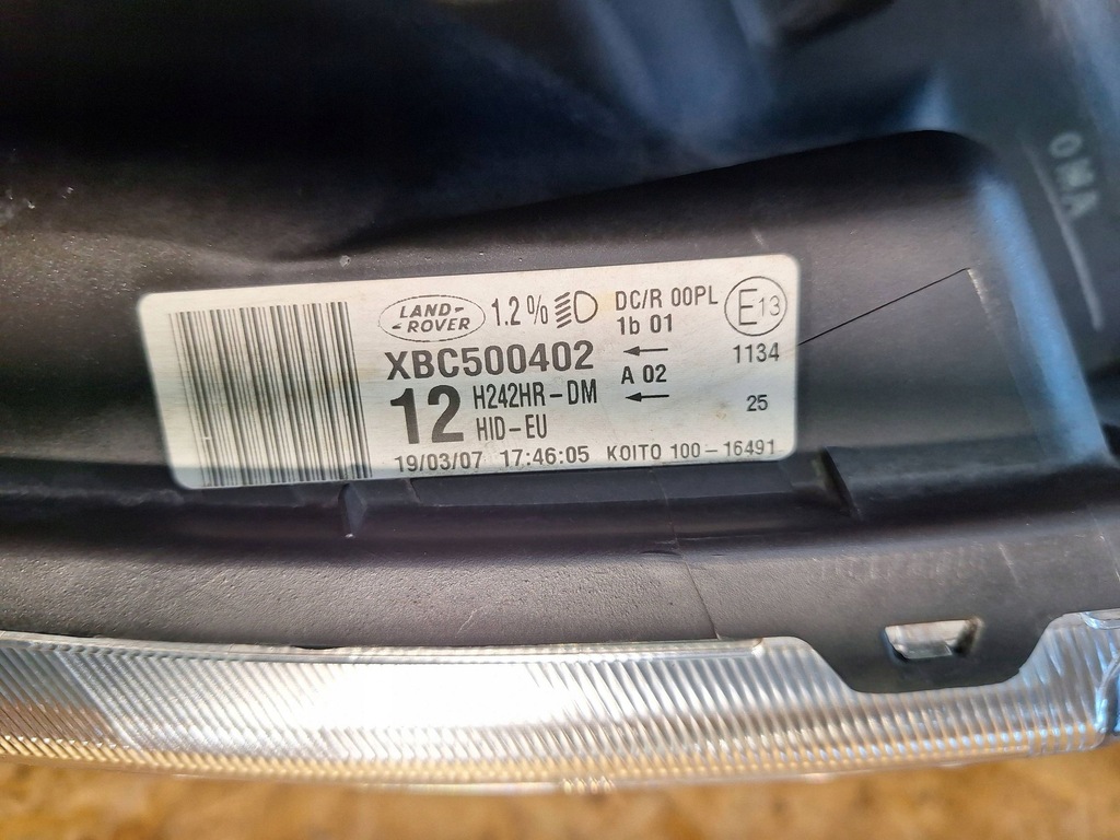 фото №6, Bi-xenon правий лампа land rover discovery iii 04-09 europa xbc500402