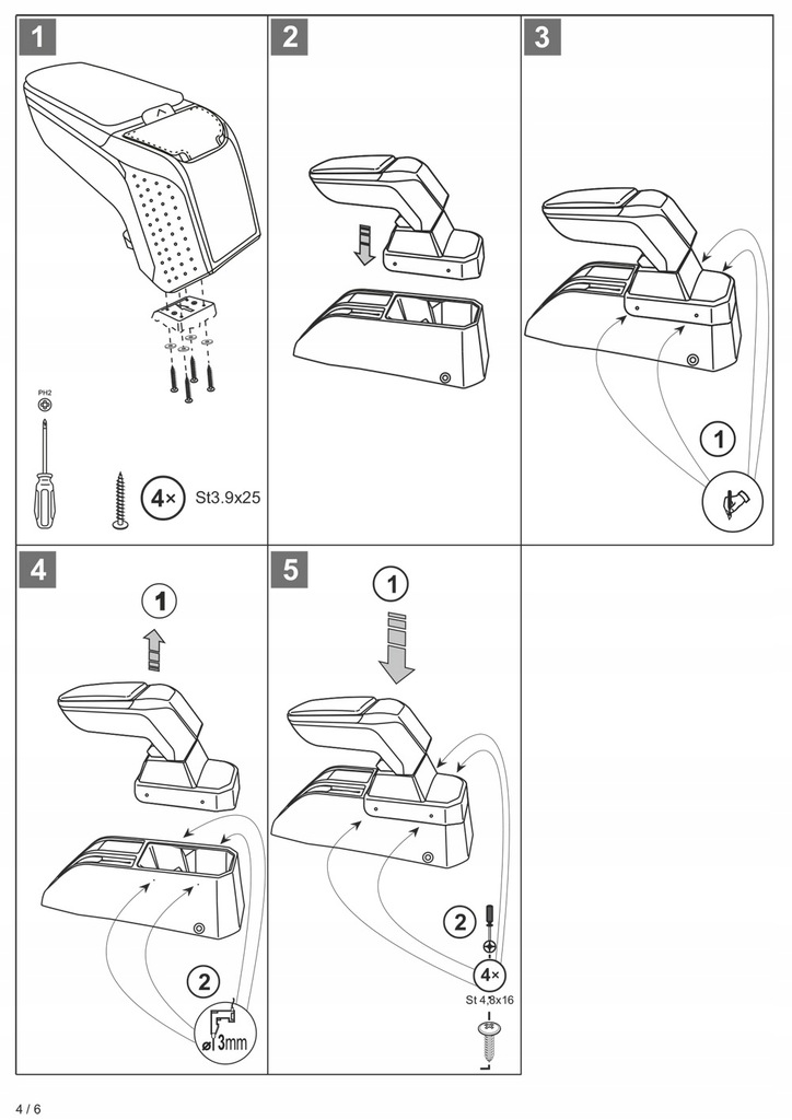 фото №7, Подлокотник с адаптер do suzuki jimny iv, 2018- , arm2-black