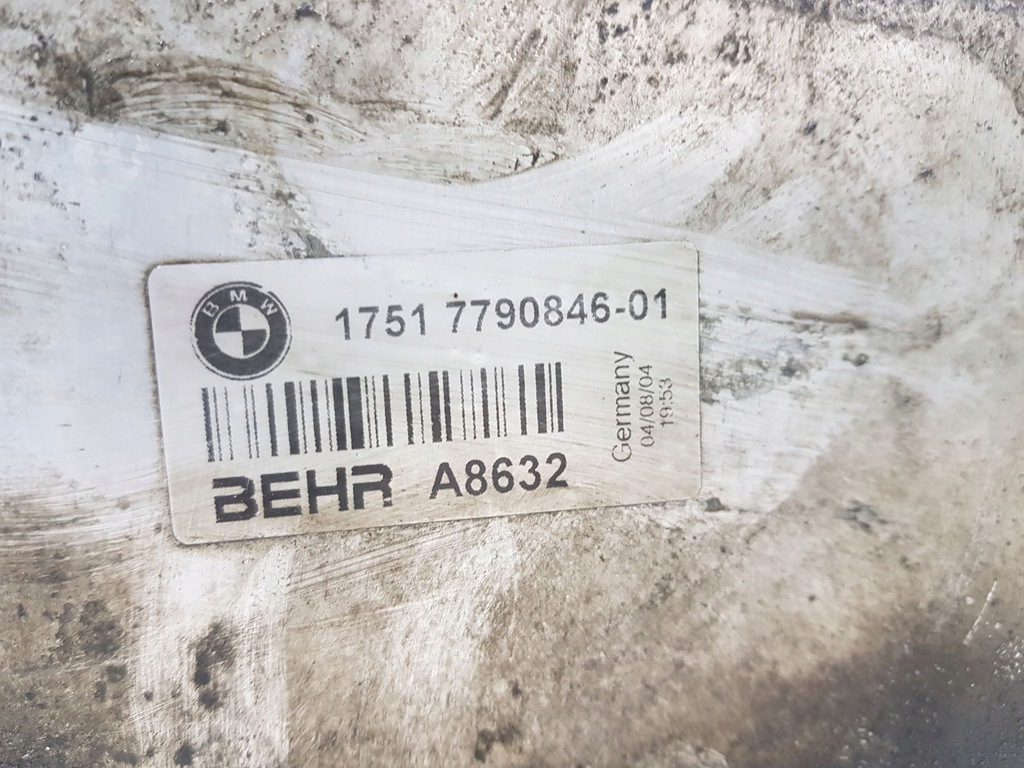 фото №6, Bmw 7 e65 e66 2003 радиатор воздуха наддувочный / интеркулер