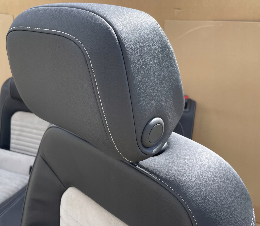 фото №11, Сидіння заднє сидіння passat b8 kombi jak nowe ergo комфорт jak nowe шкіра alcantar