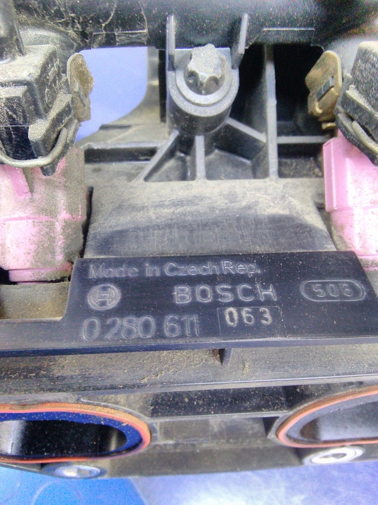 фото №9, Fiat bravo ii 1.4b колектор всмоктуючий молдинг упорскування комплект 0280611063