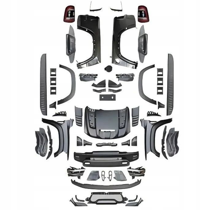 фото №1, Кузов kit & освещение led - trx стиль dodge ram 2013-2018 1500