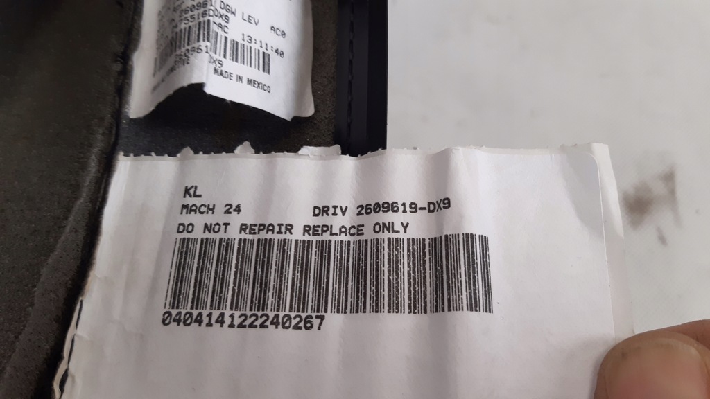 фото №11, Jeep cherokee kl обивка спинка сиденье левый перед