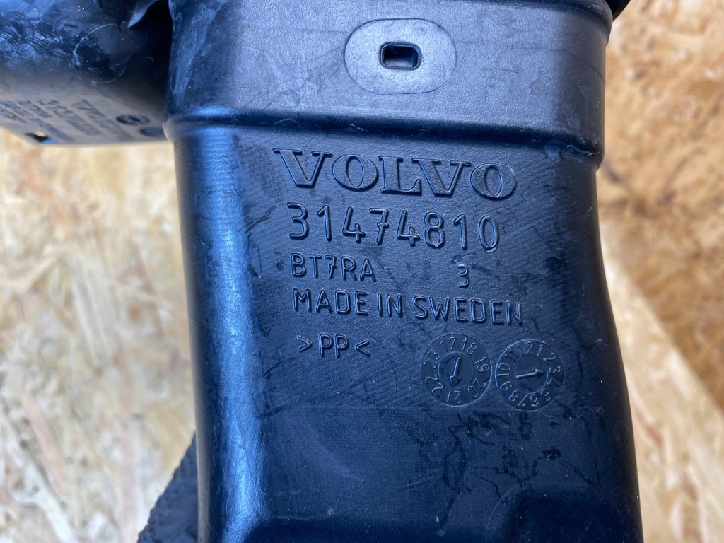 фото №9, Впуск повітрозабірник канал шланг повітря volvo v60 ii s60 iii 31474810 31370229