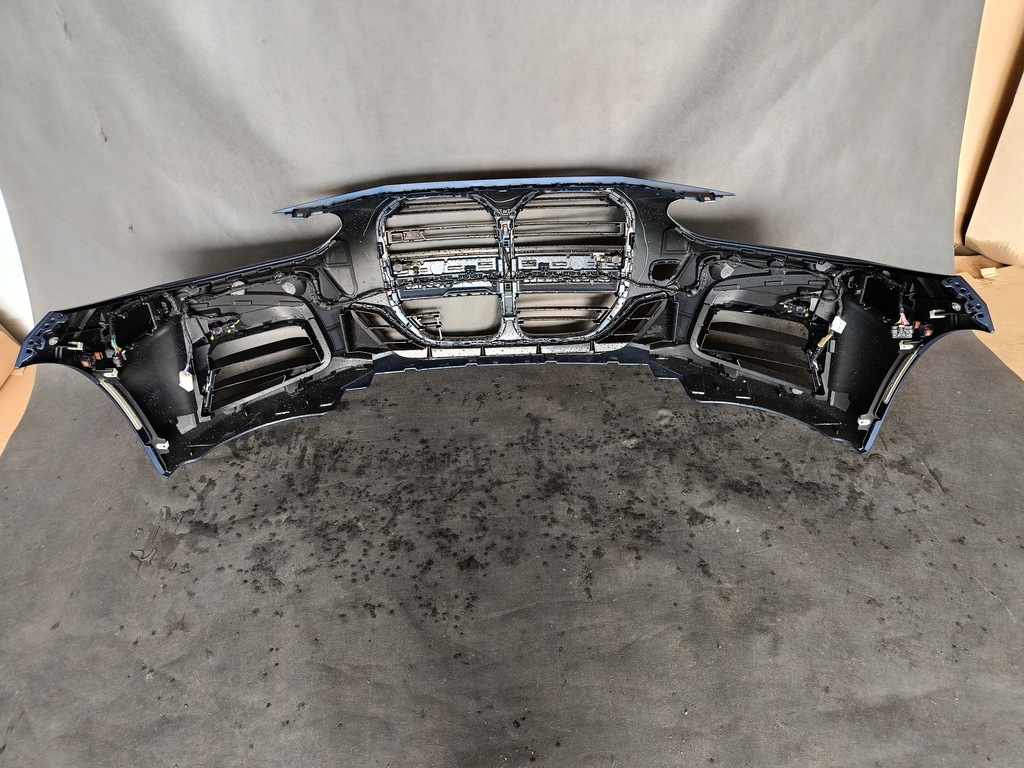 фото №13, Бампер перед bmw 4 g22 g23 c4f arctic race blue 6xpdc жгут usa