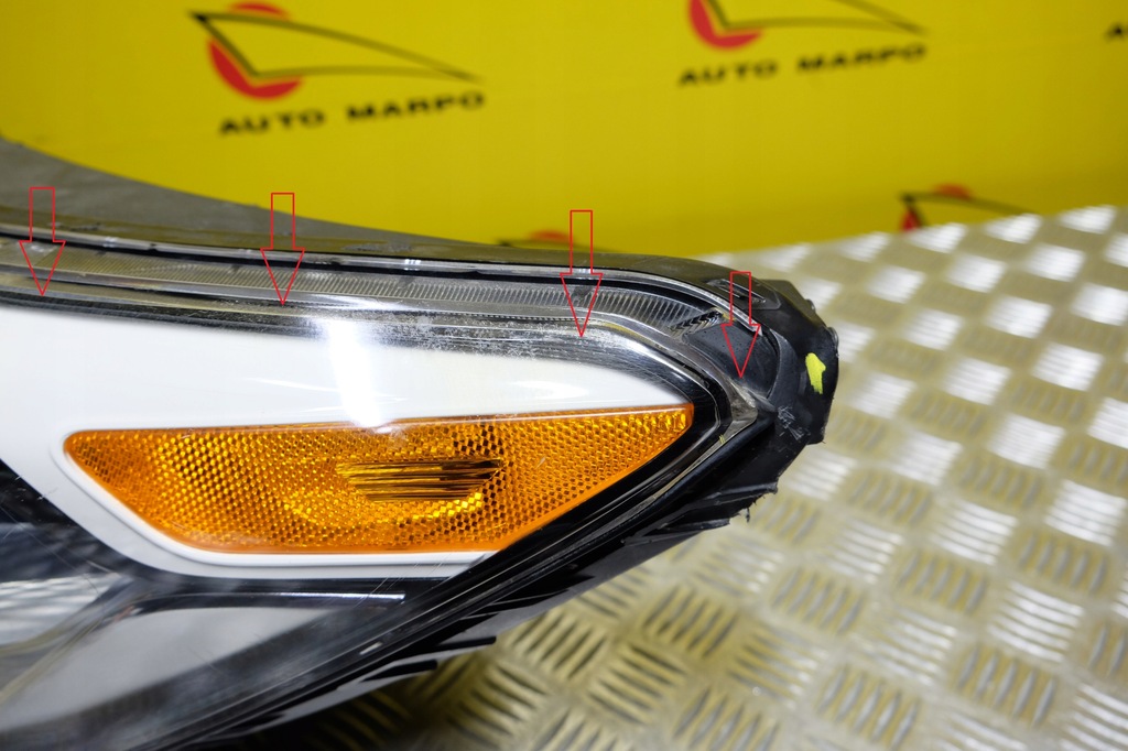 фото №11, Kia soul ii 2014- фара лампа перед обычная линзованная левая usa